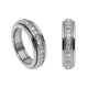 2026 Hot saleð¥Anxiety Rings Titanium Steel Spinner Fidget Band Rings