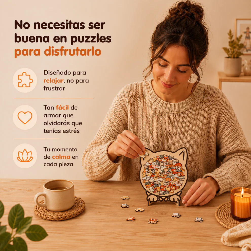 Florvite™-Puzzle Antiestrés Kawaii