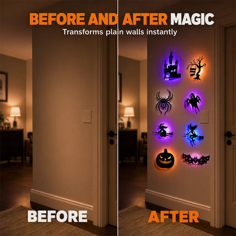 🎃Halloween Glow in Dark Wall Stickers