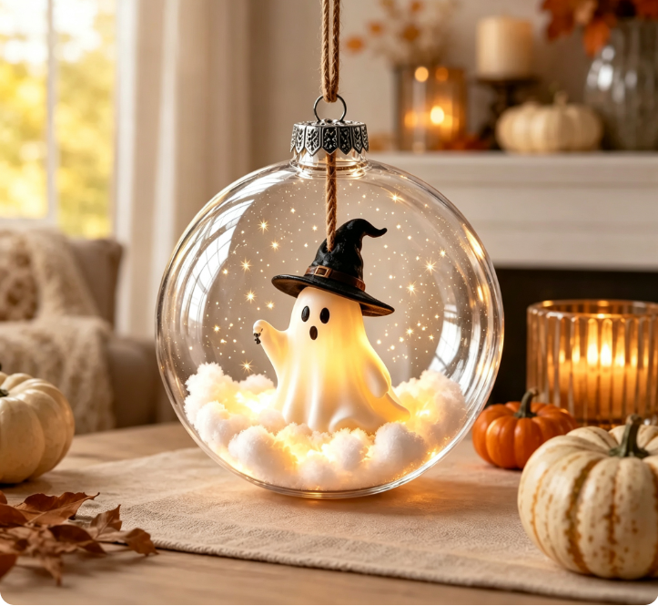 🔥LAST DAY 50% OFF - 🎃Halloween Creative Transparent Ball Decorative Ornament🎃