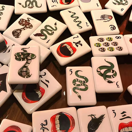 Florvite™ Halloween Haunt American Mahjong Set – 160 Tiles