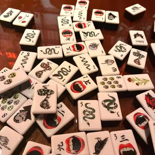 Florvite™ Halloween Haunt American Mahjong Set – 160 Tiles