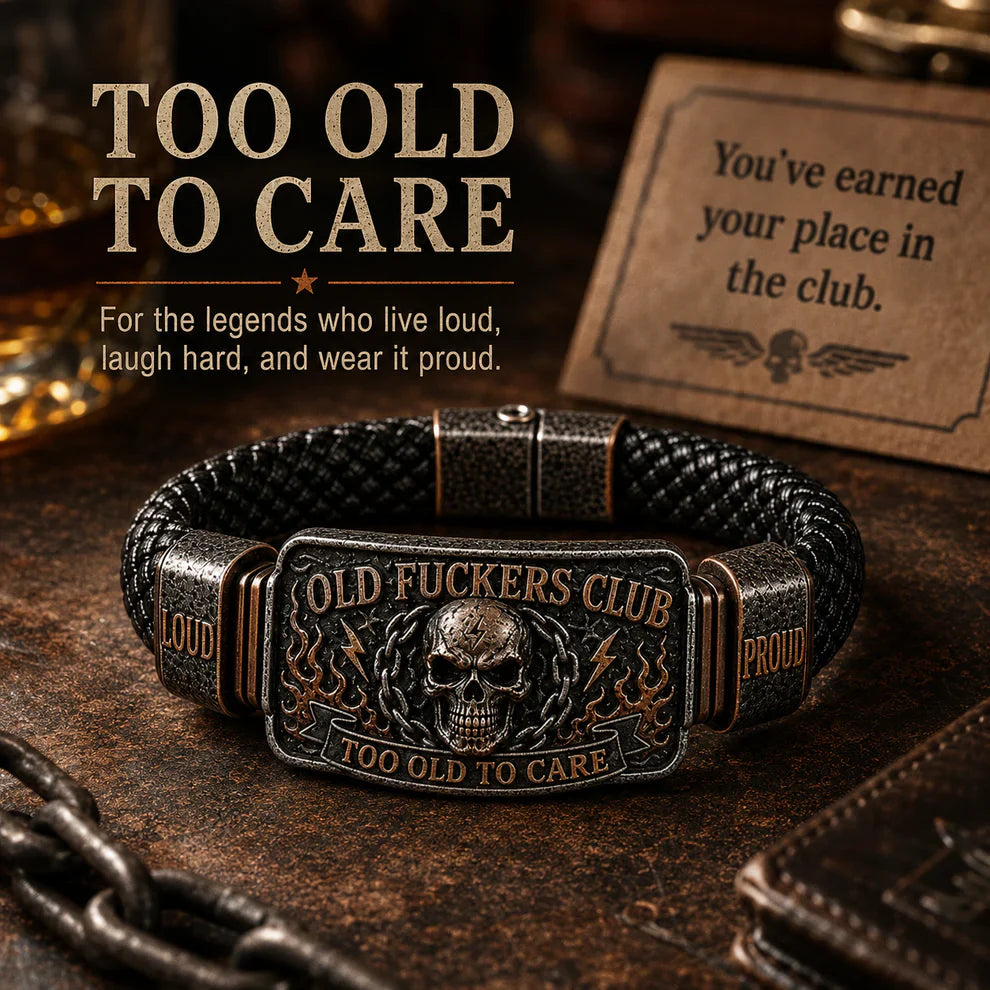 ☠️ Old Fuckers Club & Wild Freedom 🪓 | 2026 Limited Edition Vintage Bracelet