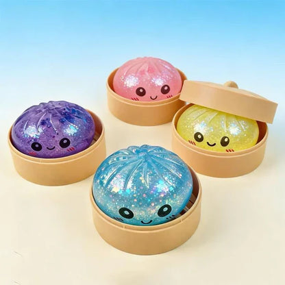Expressive DumplingSquishy - Blind Box,Mysecret Bun Fidget Toy