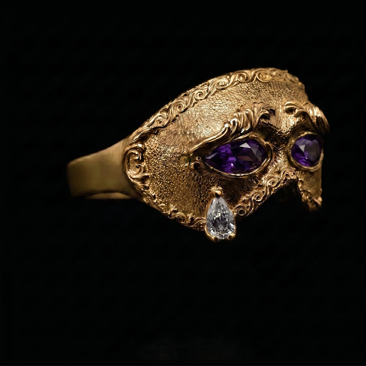 🥳2026 HOT SALE🥳💞50K+ SOLD!💅The Phantom's Tear Kinetic Ring