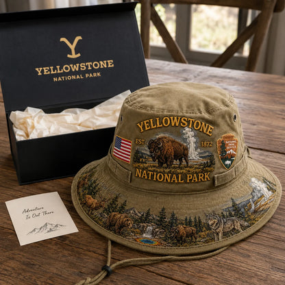 🎖️ Last Day Promo: 49% OFF 🦬 - Yellowstone National Park Adventure Boonie Hat