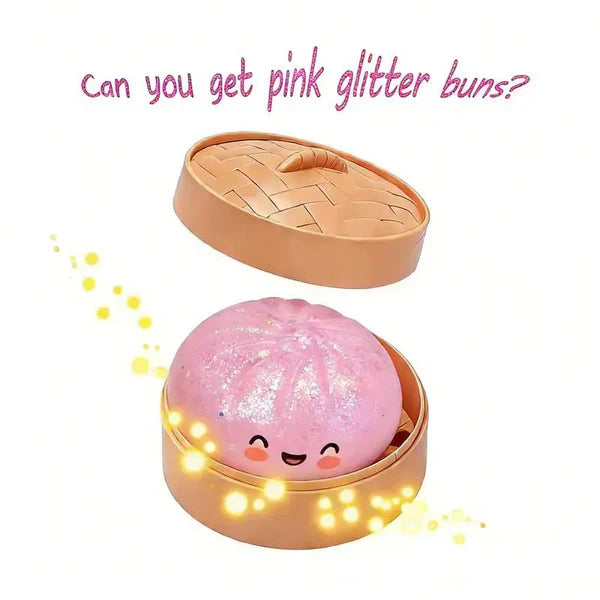 Expressive DumplingSquishy - Blind Box,Mysecret Bun Fidget Toy