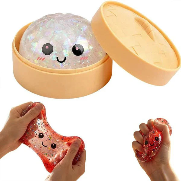 Expressive DumplingSquishy - Blind Box,Mysecret Bun Fidget Toy