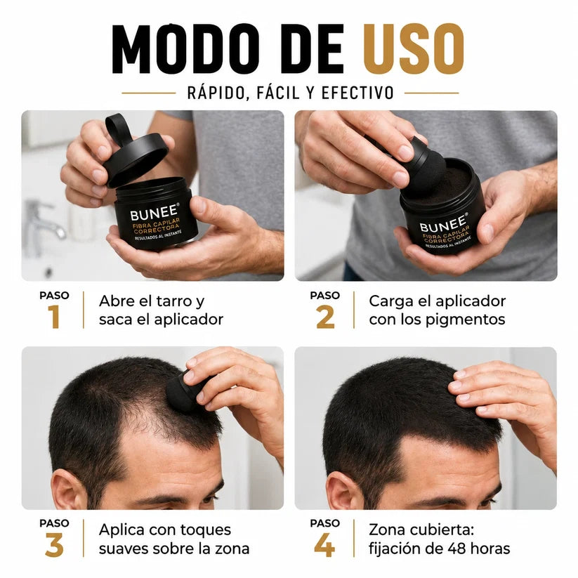 Florvite®- Cabello Más Denso en Solo 30 Segundos Sin Que Nadie Lo Note