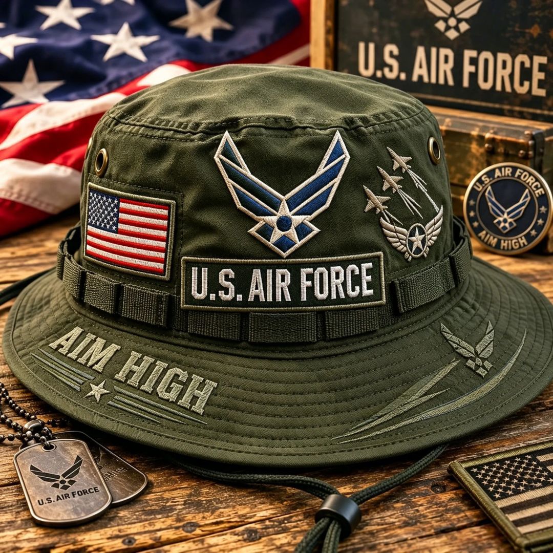 ✈️Last Day Promo: 49% OFF 🎖️ - U.S. Air Force Aim High Tribute Boonie Hat