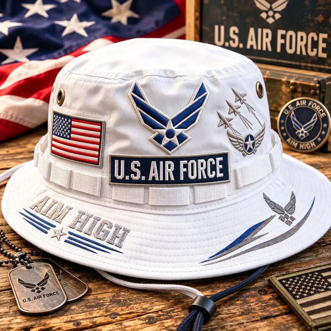 ✈️Last Day Promo: 49% OFF 🎖️ - U.S. Air Force Aim High Tribute Boonie Hat