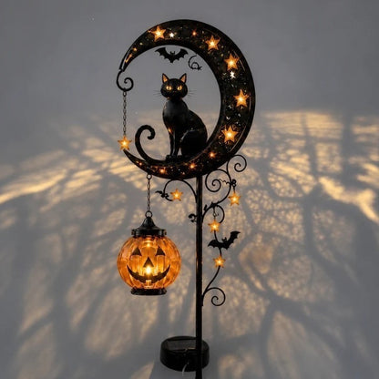 🎃 Halloween Pumpkin Moon Garden Stake Light