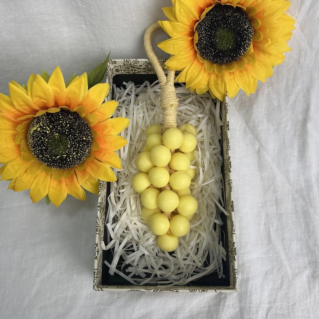 Grape Handmade Soap, Creative Hanging High-Appearance Crystal, Gentle Cleansing & Aromatherapy Deodorizer, Gift for Women & Guests, Wedding Favors & Party Return Gifts