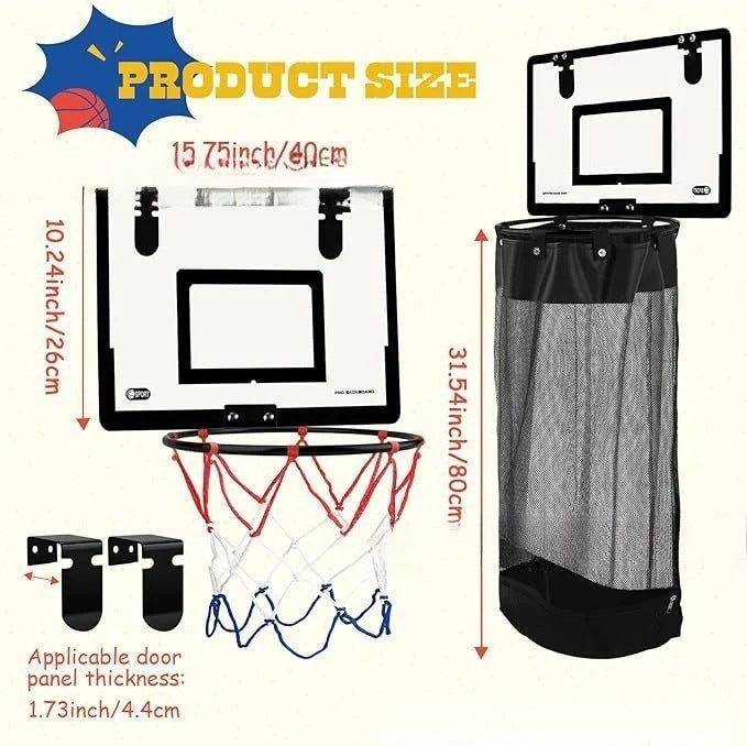 🏀Dual-Function Fun Hanging Laundry Basket🏀