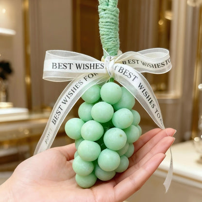 Grape Handmade Soap, Creative Hanging High-Appearance Crystal, Gentle Cleansing & Aromatherapy Deodorizer, Gift for Women & Guests, Wedding Favors & Party Return Gifts