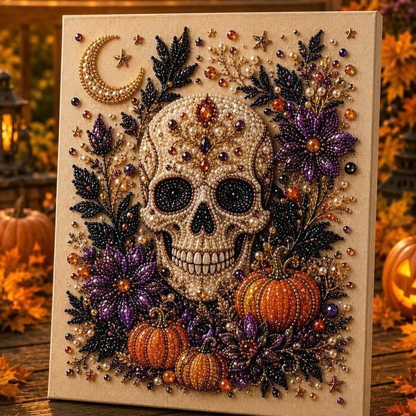2026 Hot sale🔥Spooky Cute Ghost Themed Pearl 3D Diamond Painting DIY Kit