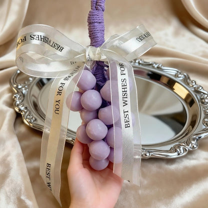 Grape Handmade Soap, Creative Hanging High-Appearance Crystal, Gentle Cleansing & Aromatherapy Deodorizer, Gift for Women & Guests, Wedding Favors & Party Return Gifts