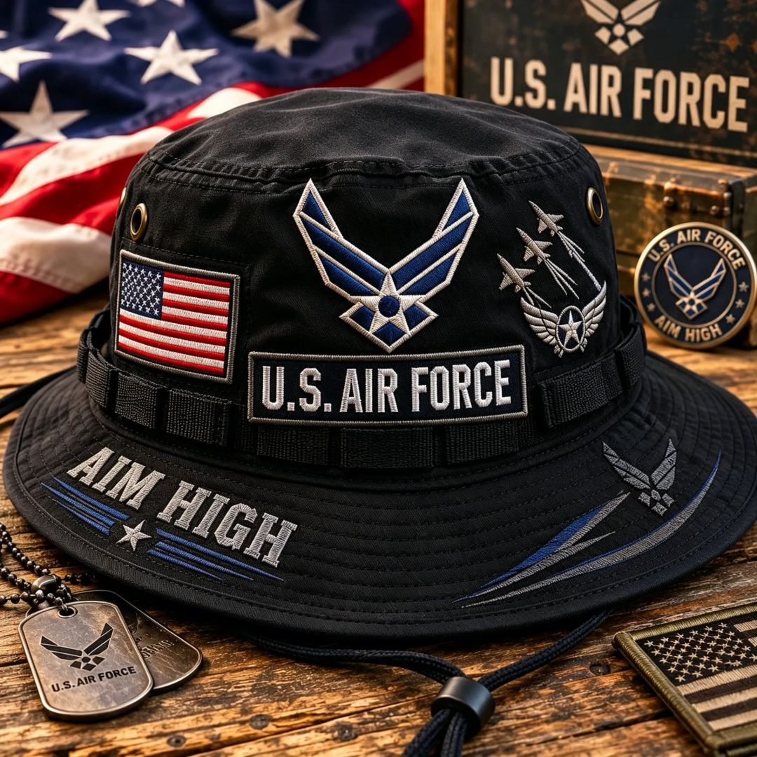 ✈️Last Day Promo: 49% OFF 🎖️ - U.S. Air Force Aim High Tribute Boonie Hat