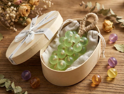 Grape Handmade Soap, Creative Hanging High-Appearance Crystal, Gentle Cleansing & Aromatherapy Deodorizer, Gift for Women & Guests, Wedding Favors & Party Return Gifts