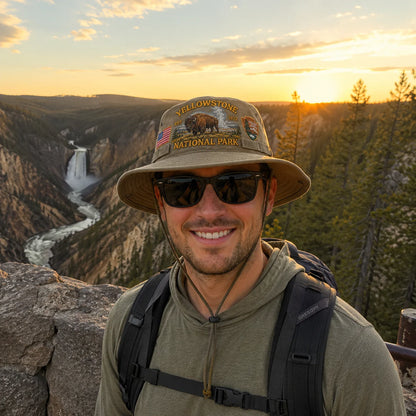 🎖️ Last Day Promo: 49% OFF 🦬 - Yellowstone National Park Adventure Boonie Hat