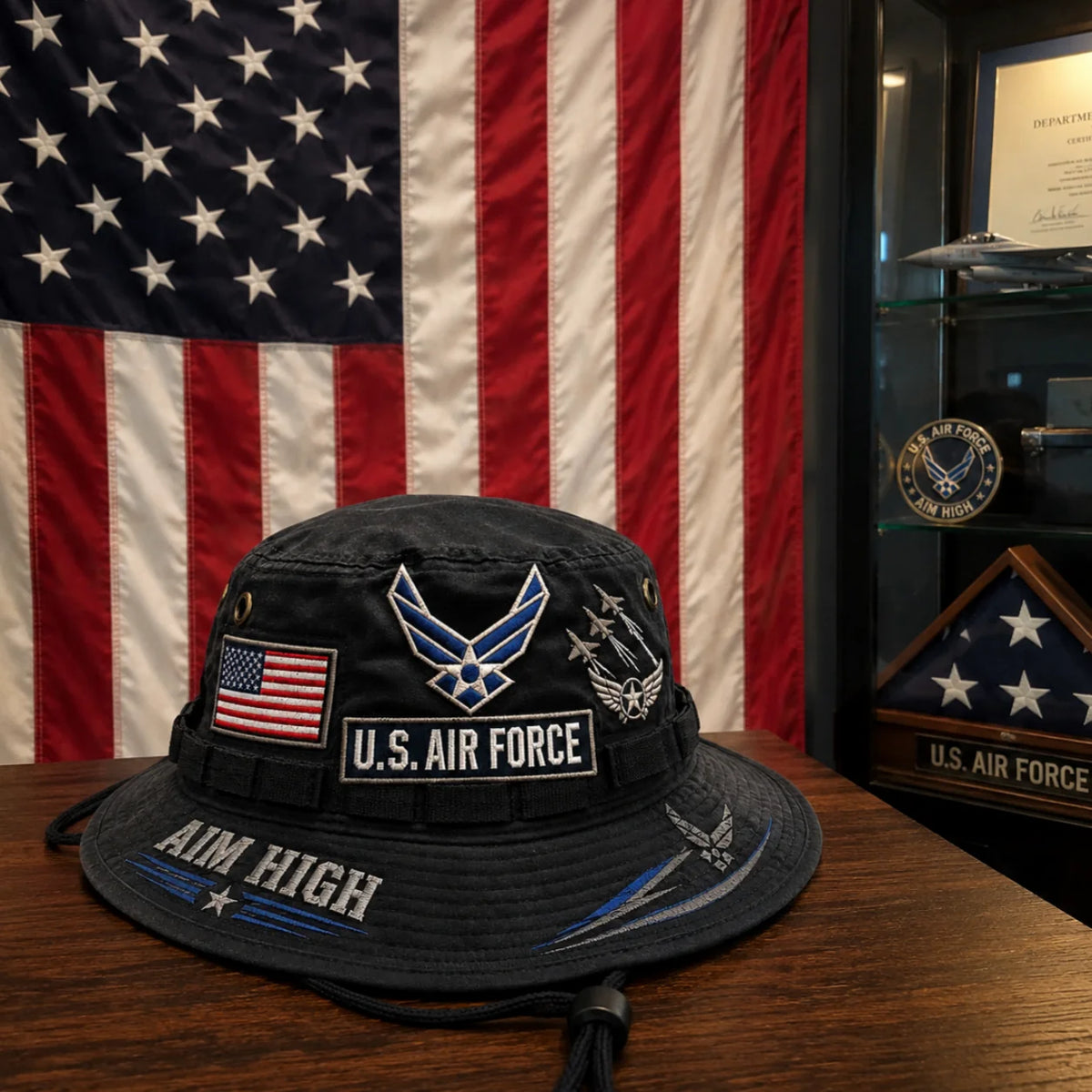 ✈️Last Day Promo: 49% OFF 🎖️ - U.S. Air Force Aim High Tribute Boonie Hat