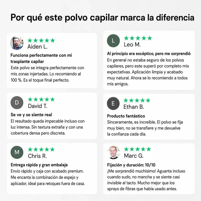 Florvite®- Cabello Más Denso en Solo 30 Segundos Sin Que Nadie Lo Note