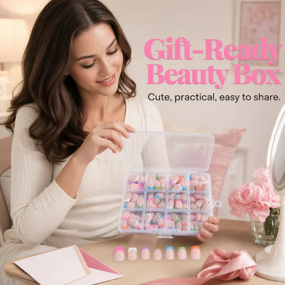 🥳2026 HOT SALE🥳💞50K+ SOLD!💅✨ 50% OFF!🎁 Color Pop Press-On Nails