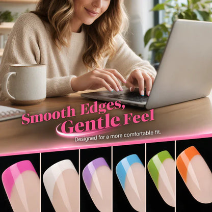 🥳2026 HOT SALE🥳💞50K+ SOLD!💅✨ 50% OFF!🎁 Color Pop Press-On Nails